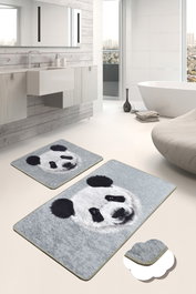 Mijölnir Juego de alfombrillas de baño Huge Panda Djt